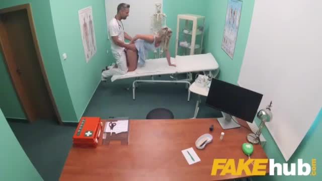 Fake hospital fast fucking gives blonde big tits brit multiple orgasms
