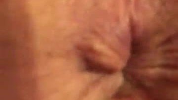 Close up butthole winking